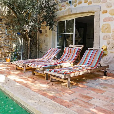 Lovely In With Outdoor Swimming Pool Roujan